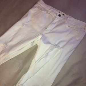 Hollister White Skinny Jeans